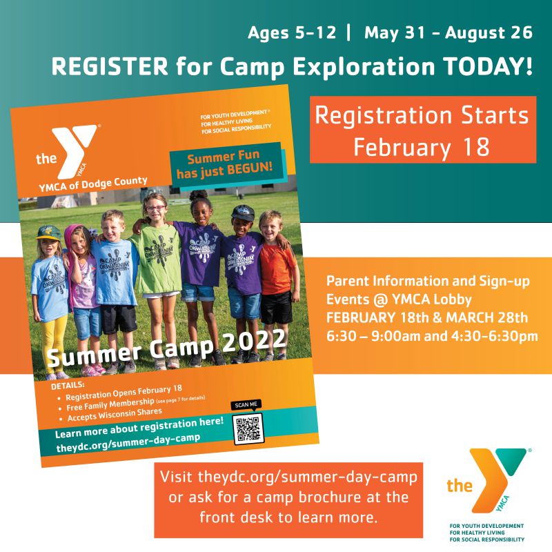 Summer Day Camp YMCA of Dodge Count